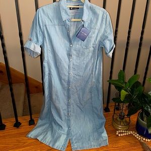 NWT - Denim Shirt Dress by Saint James
